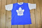 Vintage 1990's Toronto Maple Leafs T-Shirt  Vintage Hockey  NHL  90s Streetwear  Athleisure  Sportswear