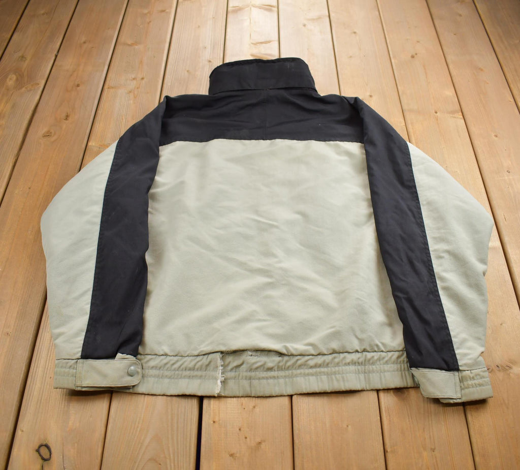 Vintage 1990s Carhartt Mesh Lined Windbreaker Distressed Jacket Made In USA