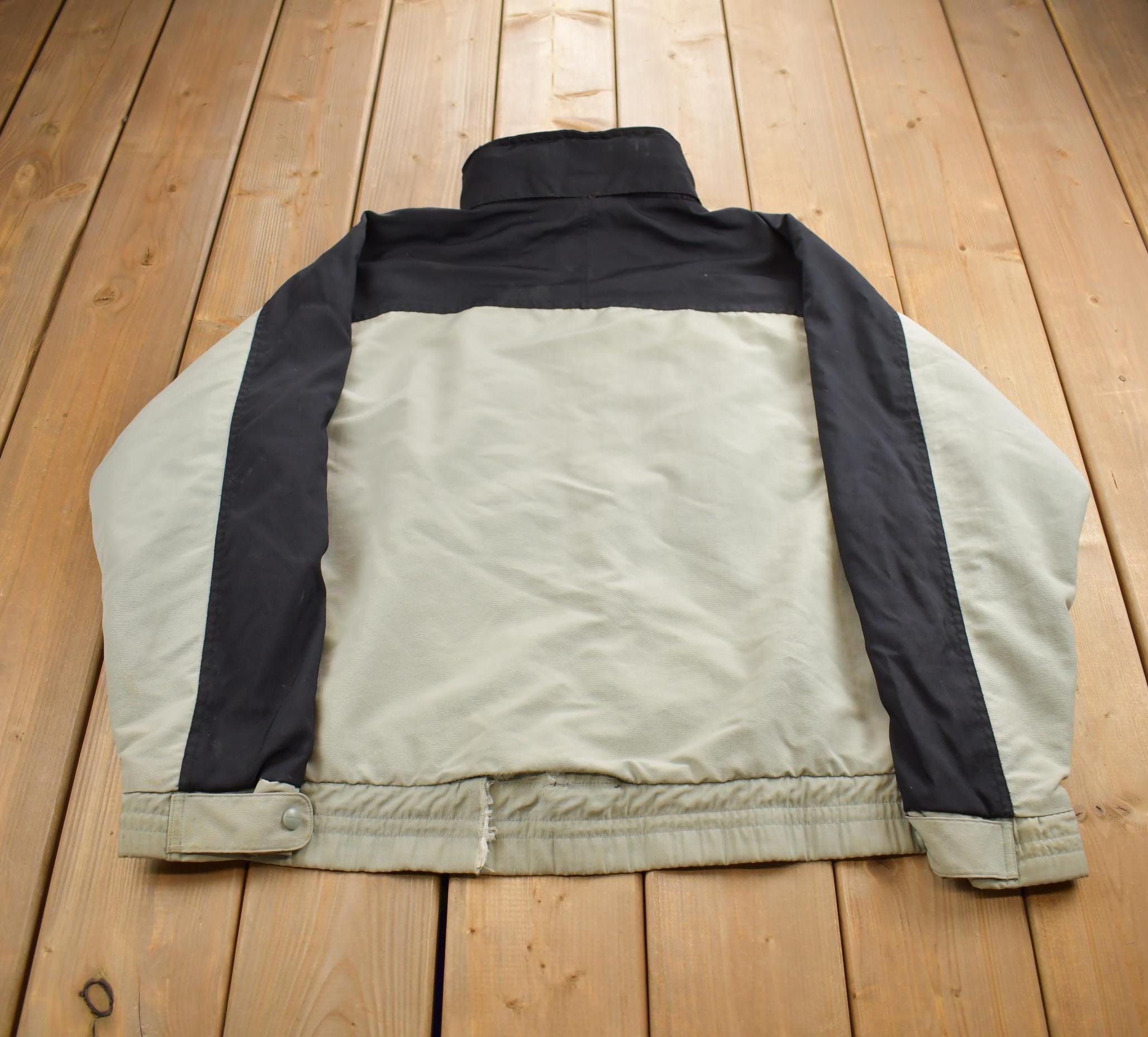 Vintage 1990s Carhartt Mesh Lined Windbreaker Distressed Jacket Made In USA