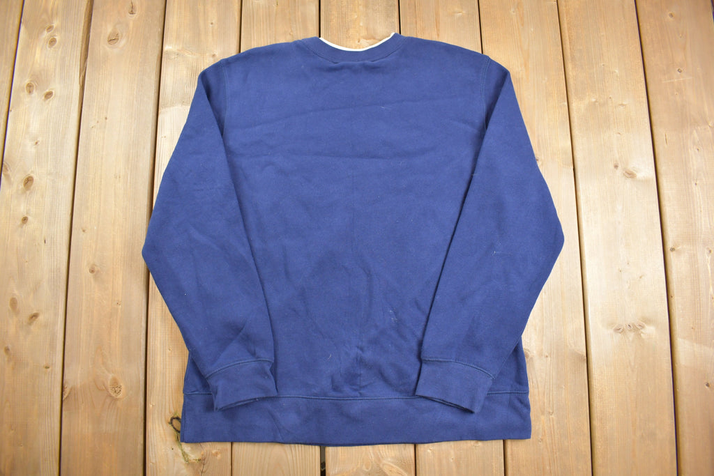 Vintage 1990's Cute Double Collar Graphic Crewneck