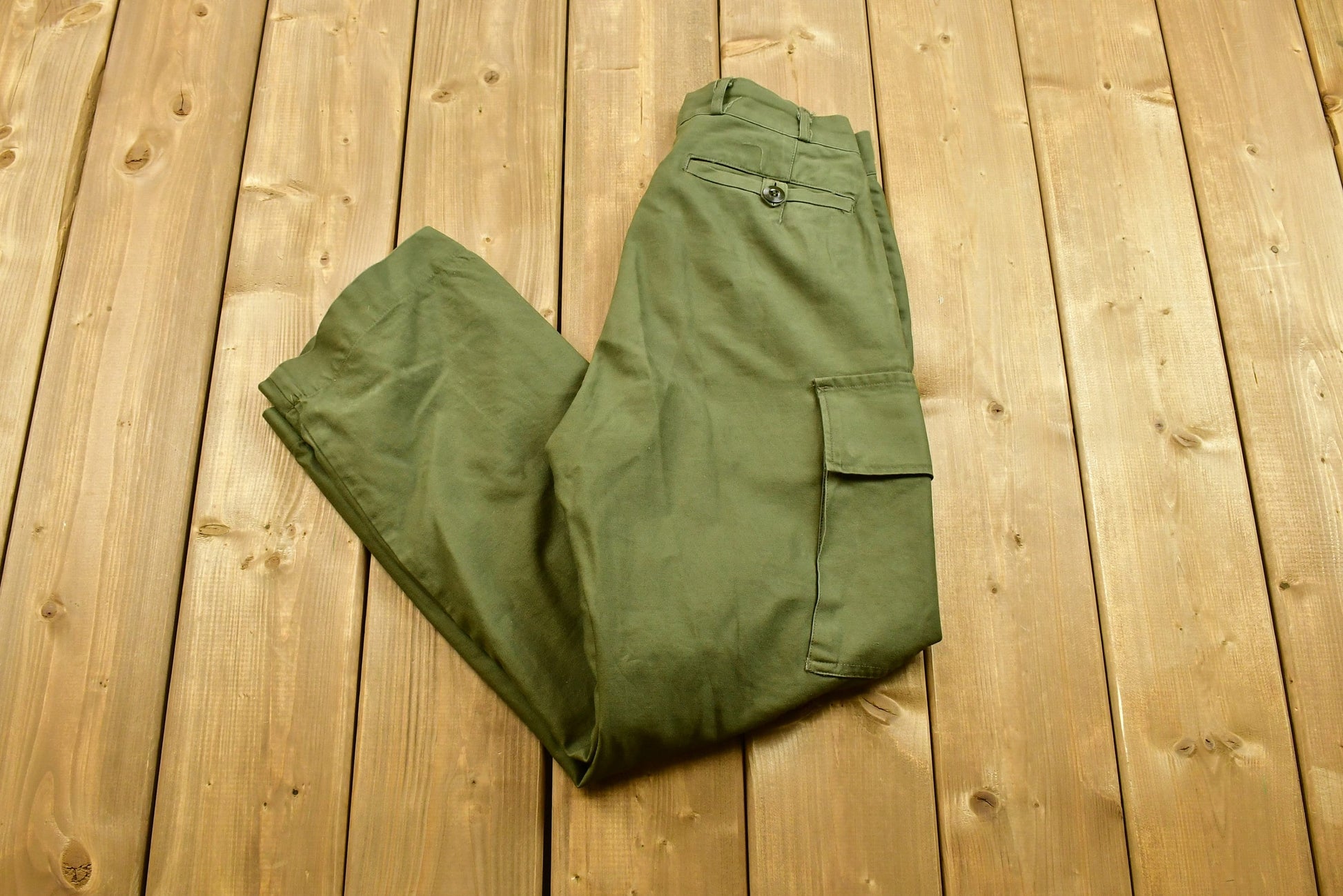 Vintage 1982 Military Cargo Pocket Pants Size 74 x 85