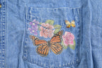 Vintage 1990s Cactus Clothing Button Up Denim Shirt