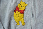 Vintage 1990s Pooh Bear Full Zip Fleece Disney Hoodie