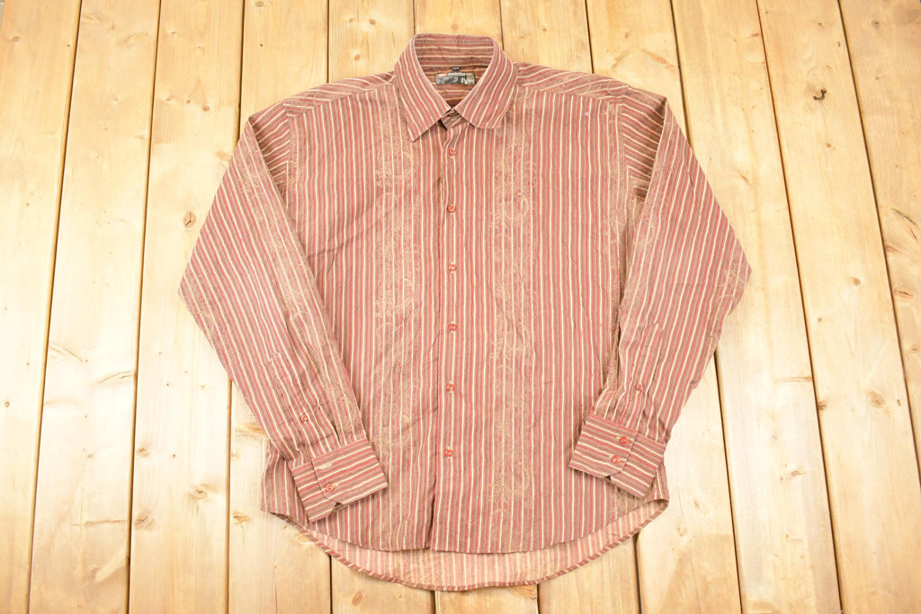 Vintage Y2K Point Zero Button Up Shirt Men's L