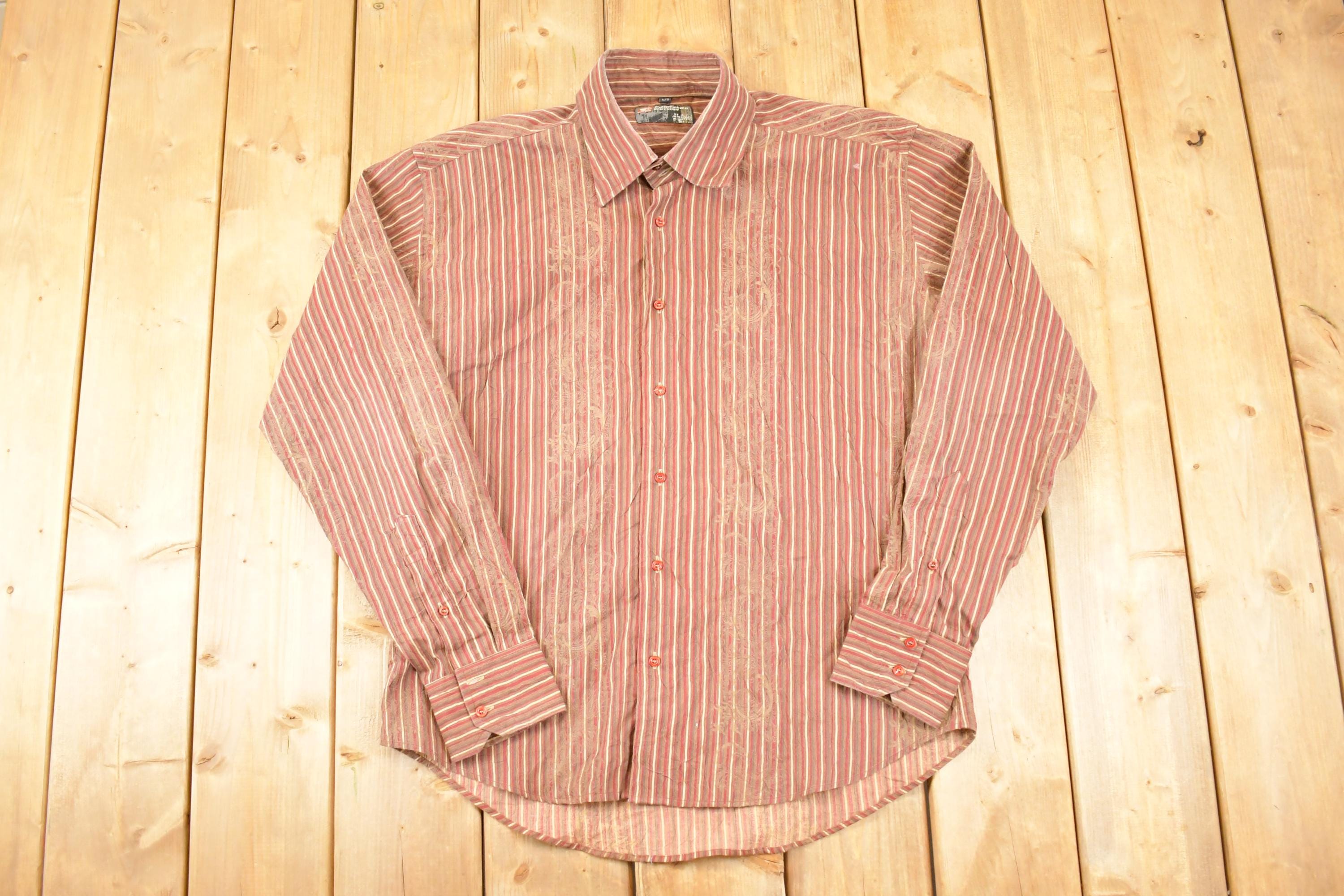 Vintage Y2K Point Zero Button Up Shirt Men's L