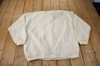 Vintage 1990s Artisans Butterfly Theme All Over Print Button Down Sweater Made In USA