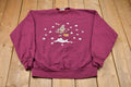 Vintage 1990s Bird Embroidered Crewneck Sweatshirt
