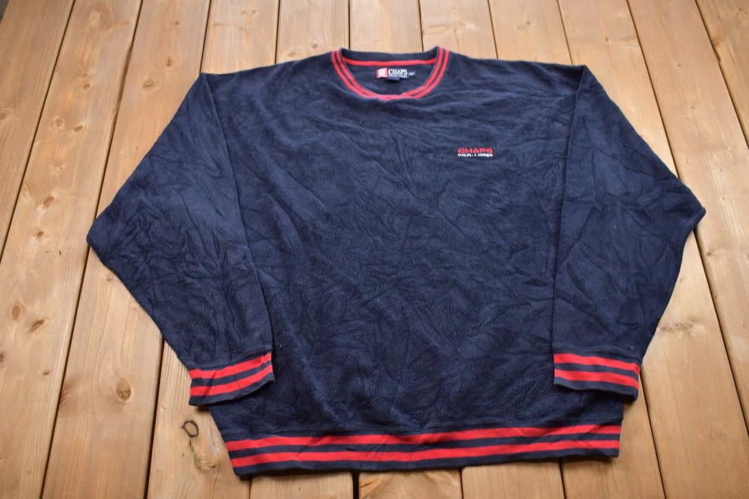 Vintage 1990s Chaps Ralph Lauren Blank Crewneck Sweatshirt