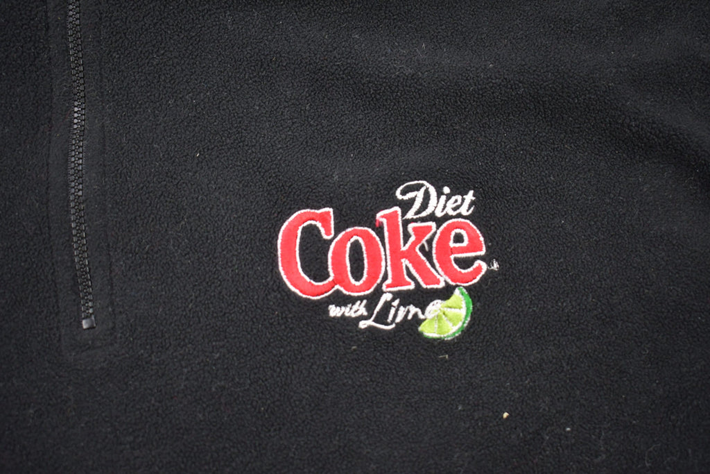 Vintage 1990s Diet Coke Lime Fleece Sweater