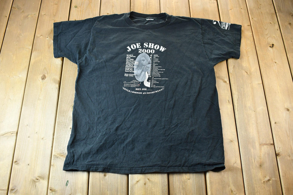 Vintage 2000 Kingston Ontario The Joe Show Graphic Concert T-Shirt