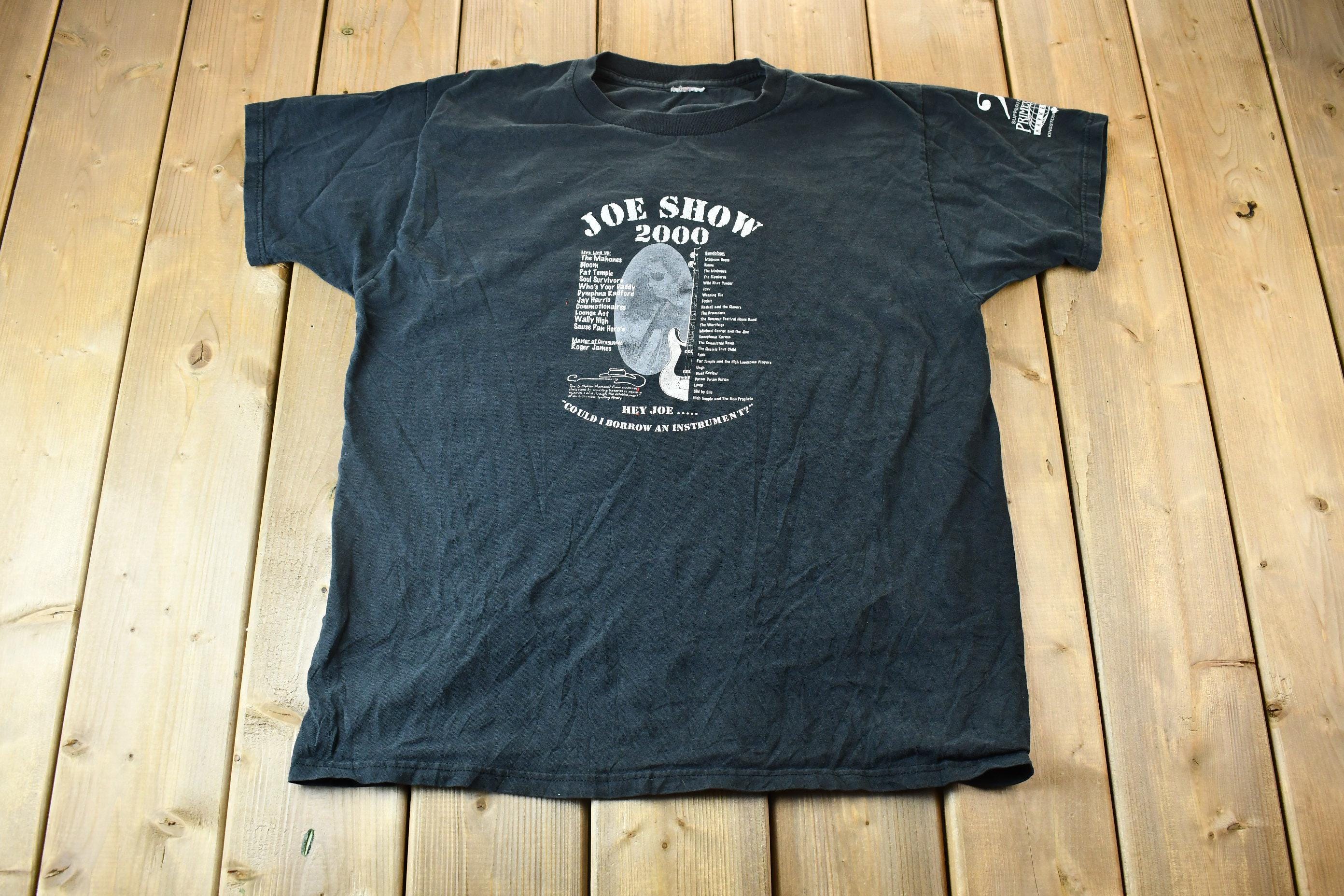 Vintage 2000 Kingston Ontario The Joe Show Graphic Concert T-Shirt
