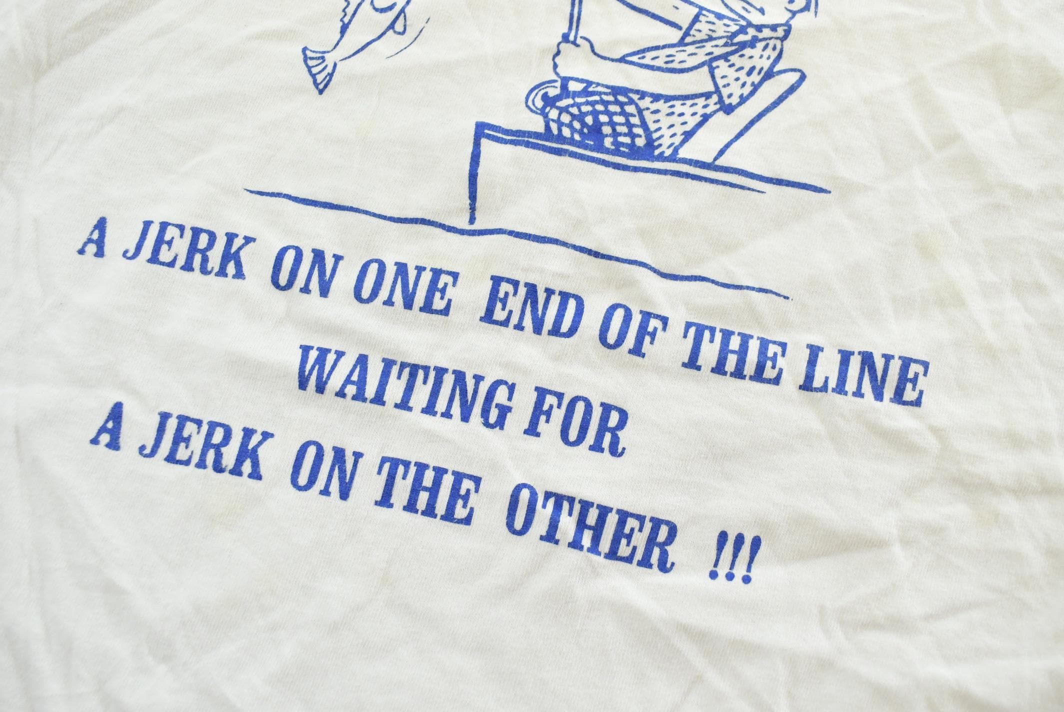 Vintage 1990s Fisherman T-Shirt Mens /