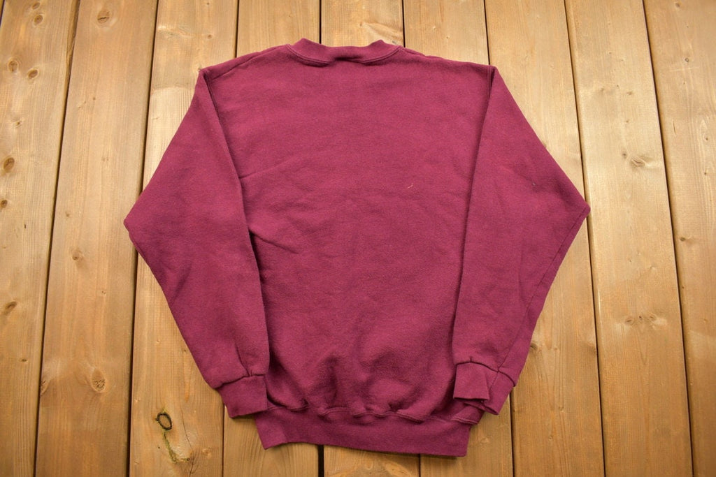 Vintage 1990s Discus Athletic Blank Crewneck Sweatshirt  90s Crewneck  Made In USA  Essential  Streetwear  90s Blank