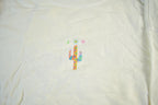 Vintage 1990s Desert Cactus Embroidered Crewneck Sweatshirt Men's L-XL