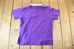Vintage 1990s Minnesota Vikings NFL Football Embroidered Logo Gameday Polo Shirt