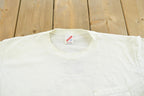 Vintage 1990s Boeing Nasa Space Station Graphic T Shirt Mens L