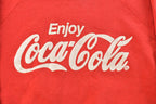 Vintage 1990s Coca Cola Art Graphic Raglan Crewneck Sweatshirt Men's M