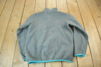Vintage Y2K Patagonia Fleece T Snap Women's Sweatshirt / Quarter Button / Sportswear / Outdoorsman / Streetwear / XXS
