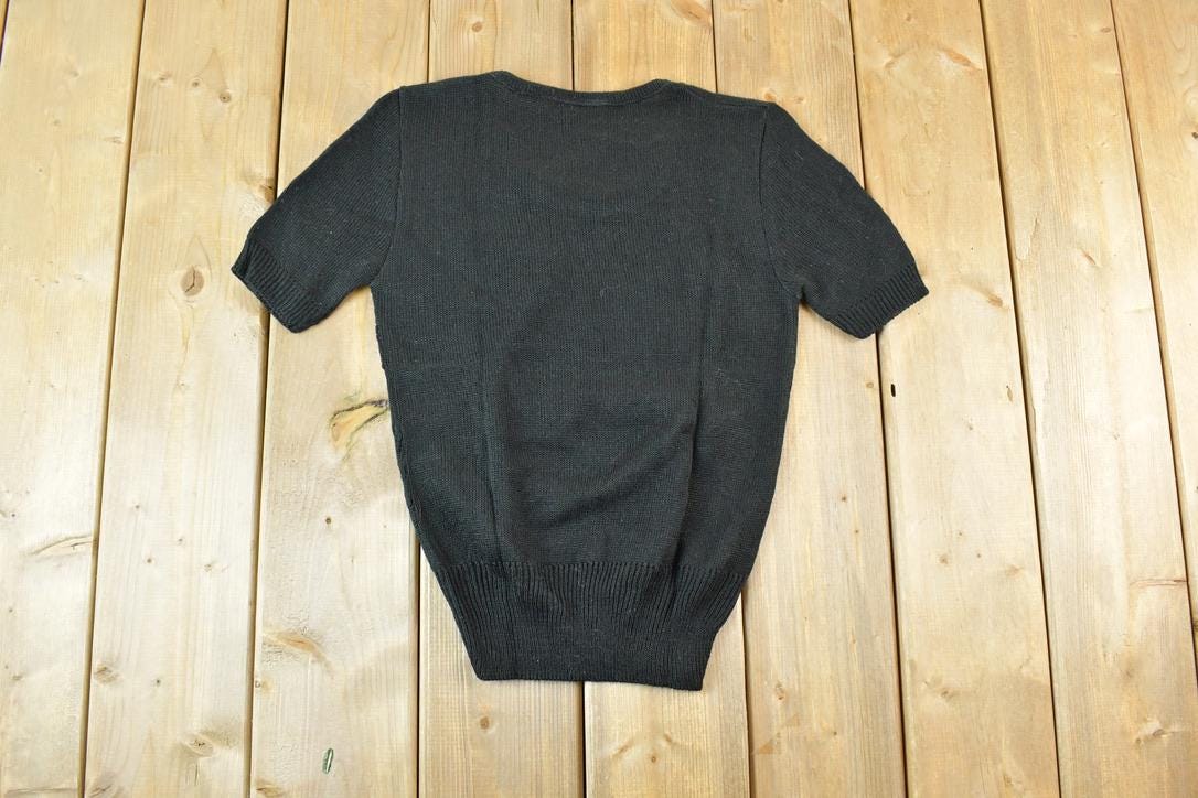 Vintage 1970s Scotch English Single Stitch Knit T-Shirt