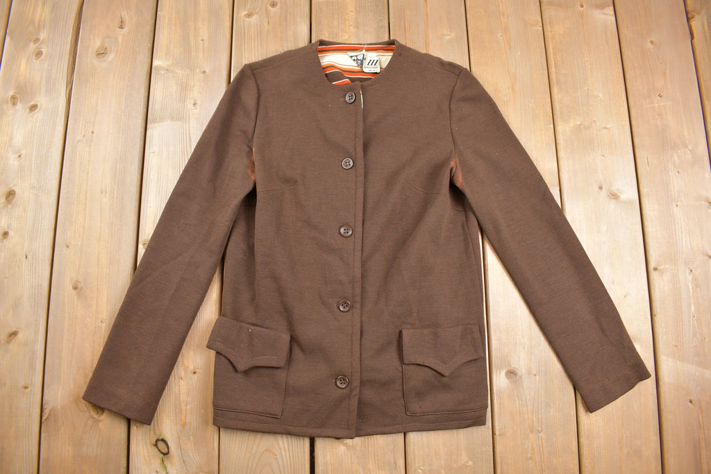Vintage 1970s Act III Virgin Wool Cardigan Sweater