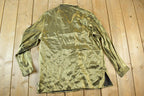 Vintage 1970s Gold Button Up Dress Shirt