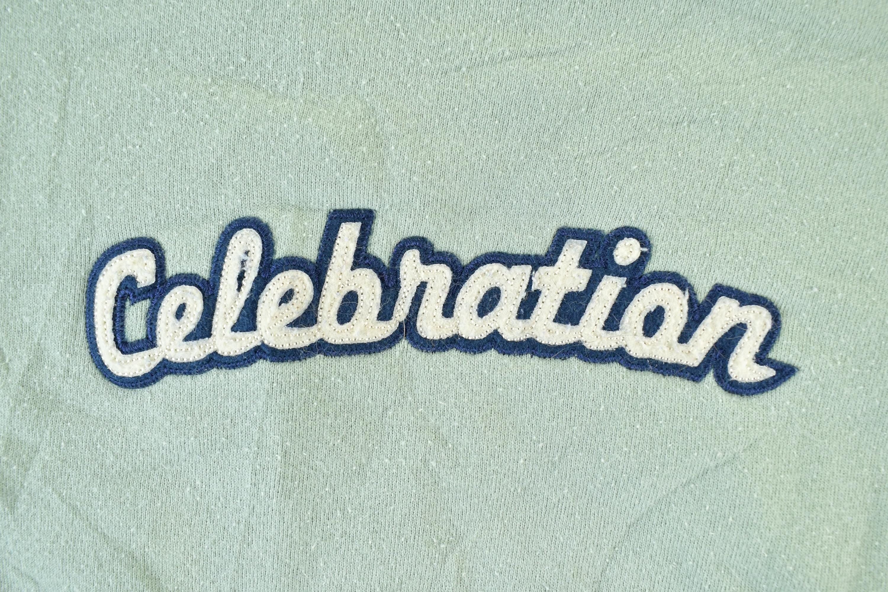 Vintage 1990s Celebration Lee Premium Cotton Crewneck Sweatshirt Made In USA