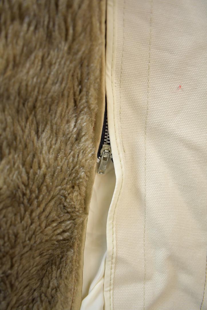 Vintage 1980s London Fog Synthetic Fur Lined Trench Coat Made In USA