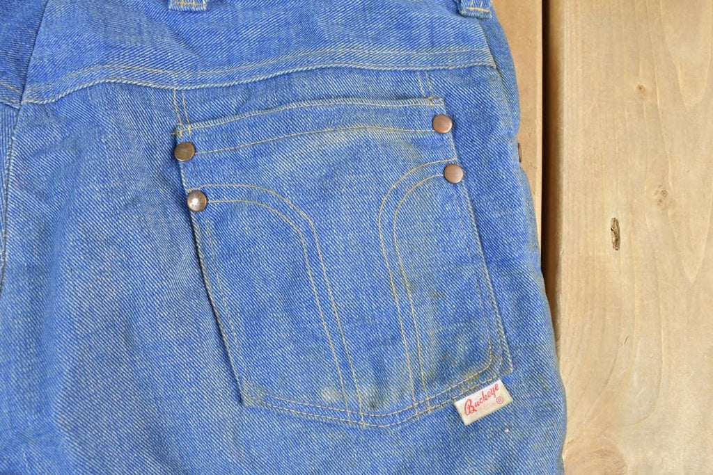 Vintage 1970s Buckeye Denim Jeans Size 34 x 28 Made In USA