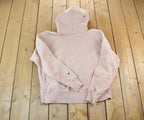 Vintage 1990s Tan Champion Reverse Weave Hoodie Sweatshirt
