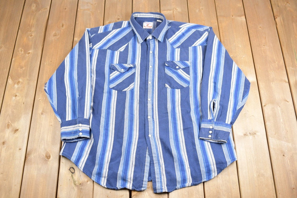 Vintage 1980s Prentiss Outdoors Western Button Up Shirt