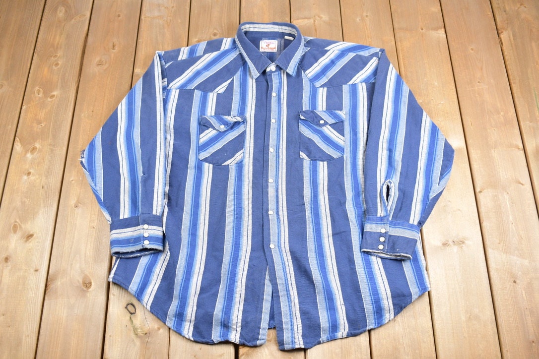 Vintage 1980s Prentiss Outdoors Western Button Up Shirt