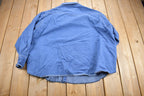 Vintage 1990s Wrangler Western Style Denim Snap Button Shirt