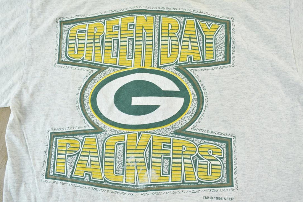 Vintage 1996 Logo 7 Green Bay Packers NFL Graphic T-Shirt