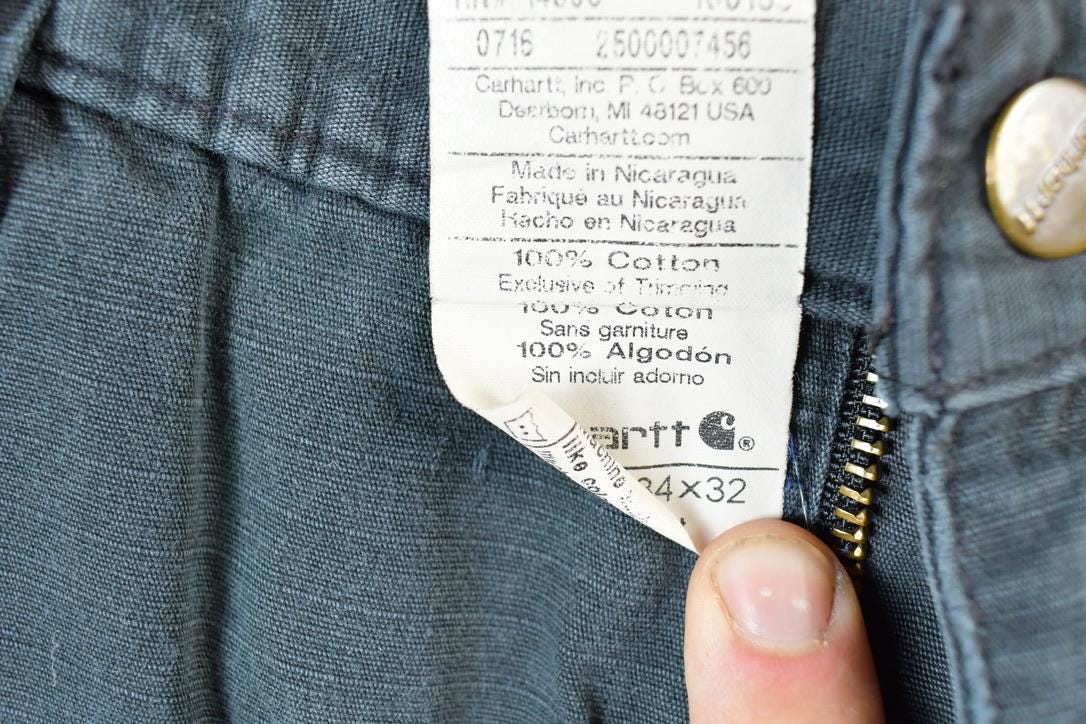 Vintage 1990s Carhartt Utility Work Jeans Size