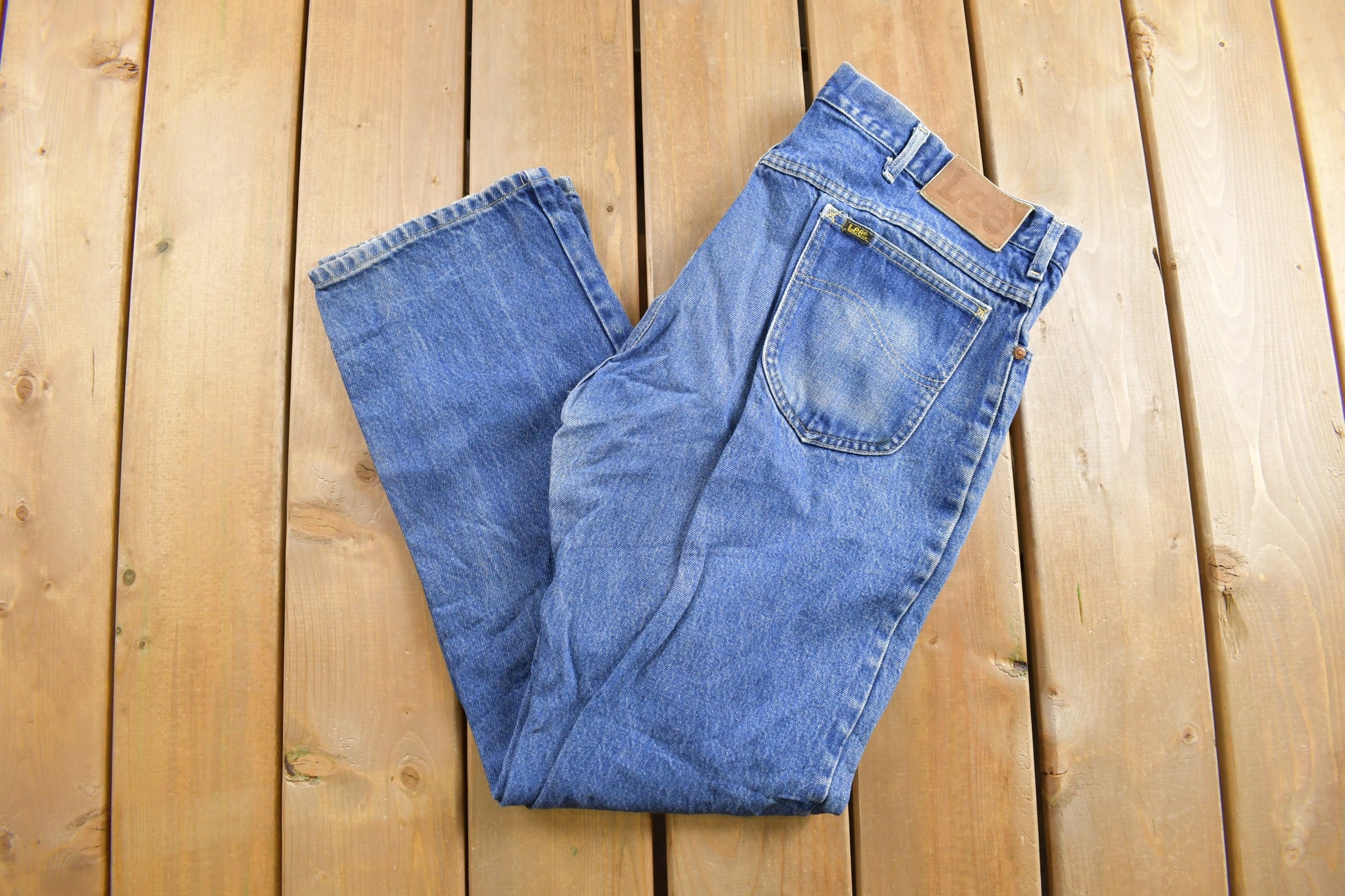 Vintage 1980s LEE Blue Jeans Size 35 x 31.5