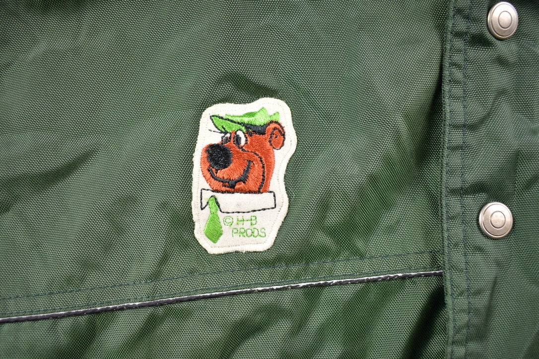 Vintage 2000s Basic Edition Yogi Bear Patchwork Jacket