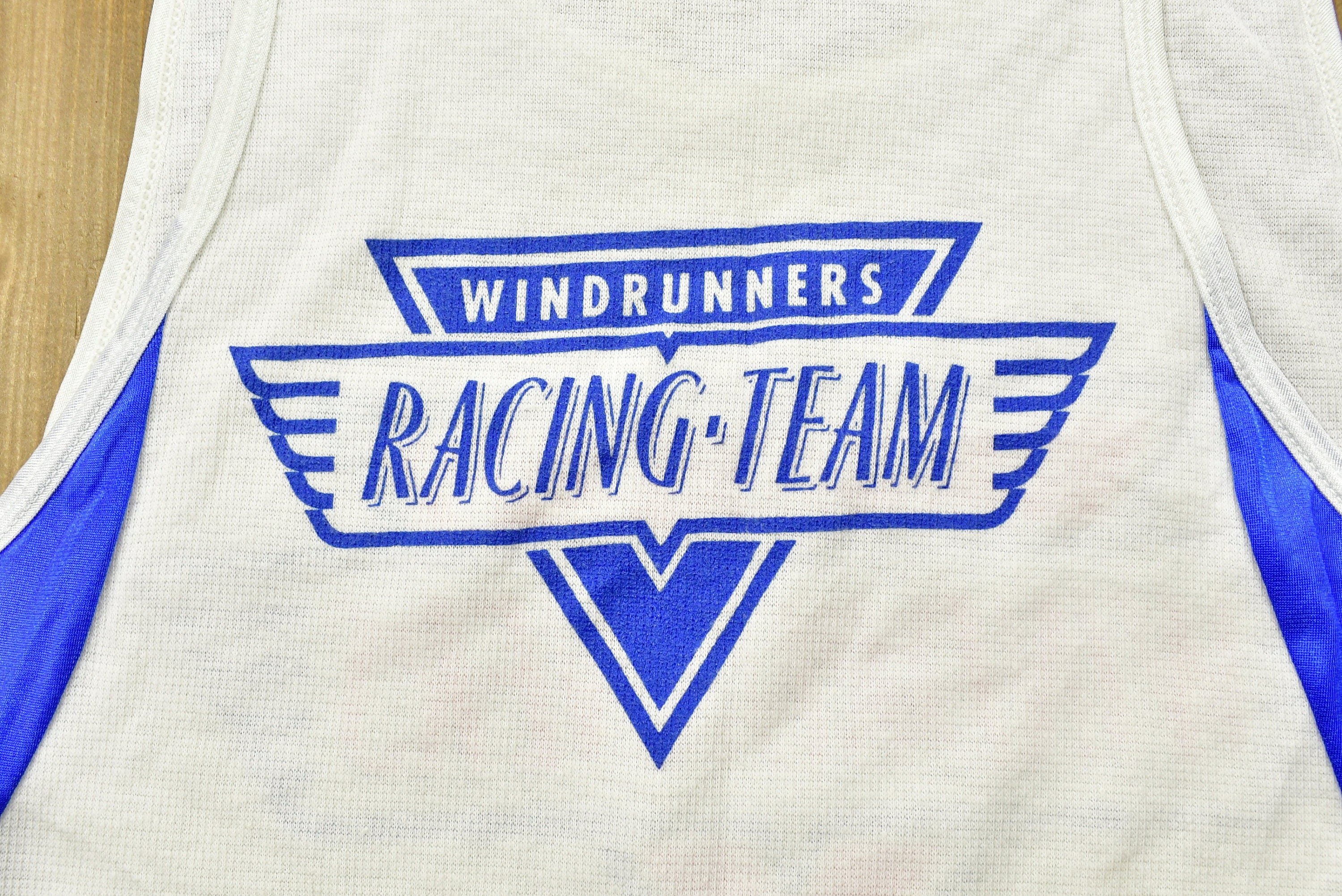Vintage Lisle Wind Runners Racing Team Tank Top Made In USA