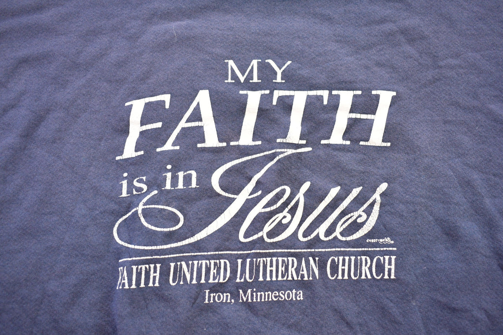 Vintage 1990s Religious Themed Jesus Crewneck Sweatshirt
