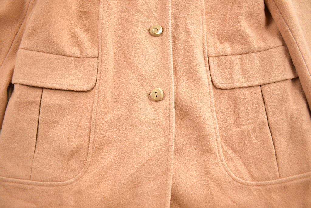 Vintage 1970s Mackintosh 100% Wool Button Up Jacket Made In USA