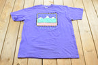 Vintage 1990s Alaska Snowy Mountains T-Shirt Mens XL