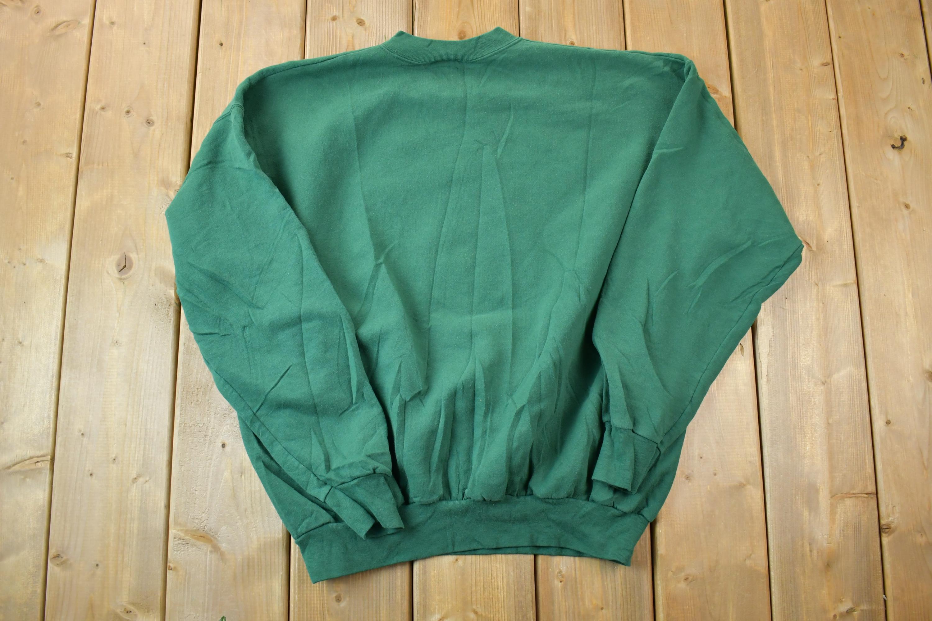 Vintage 1990s Noel Reindeer Rudolph Christmas Cute Crewneck Sweater