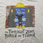 Vintage 90's Mickey Mouse The Twilight Zone Tower Of Terror T-Shirt
