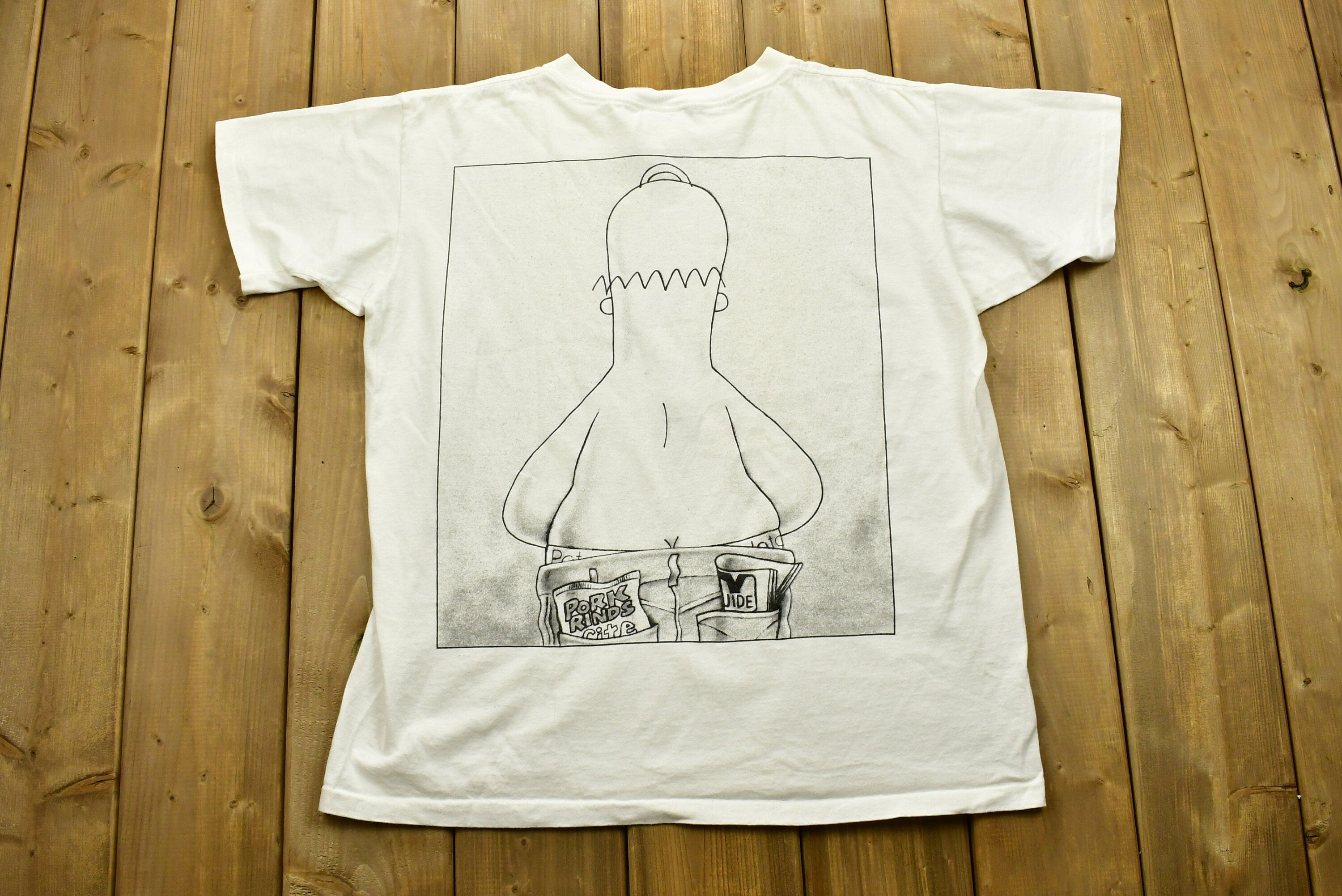Vintage 1994 The Simpsons Homer Cartoon T-Shirt