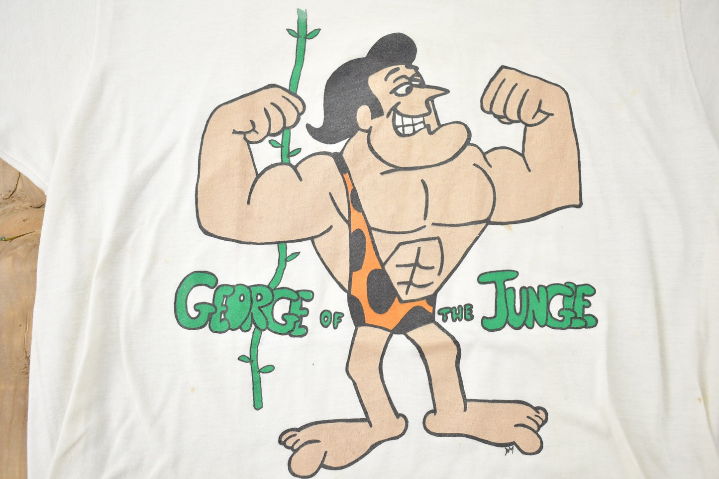 Vintage 1980s George of the Jungle Cartoon Promo T-Shirt / 80s Graphic Tee / Vintage Streetwear / Made In Canada / 80s rare cartoon graphic