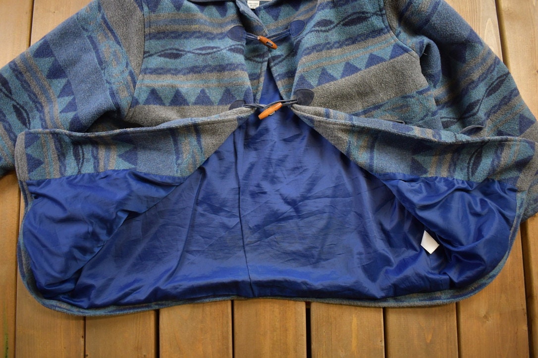 Vintage 1980s Kathryn Deene Nordic Wool Knit Jacket