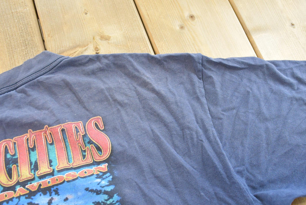 Vintage 1990s Harley Davidson Motorcycles Faded T-Shirt Made In USA Mens XL