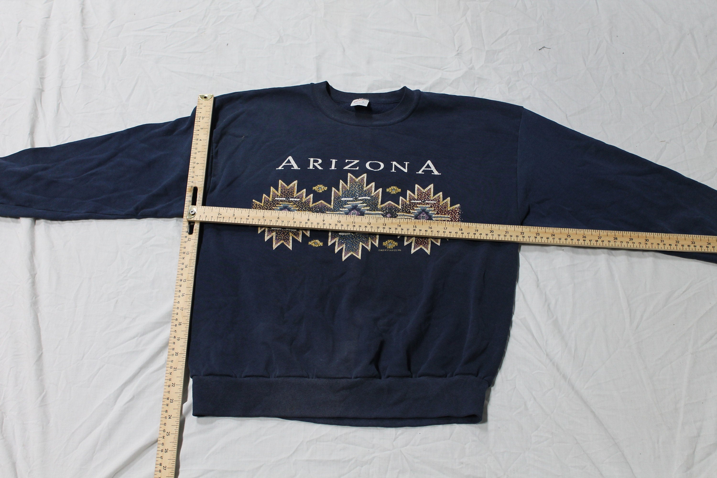 Vintage 1995 Wild West Co Arizona Souvenir Crewneck Sweater