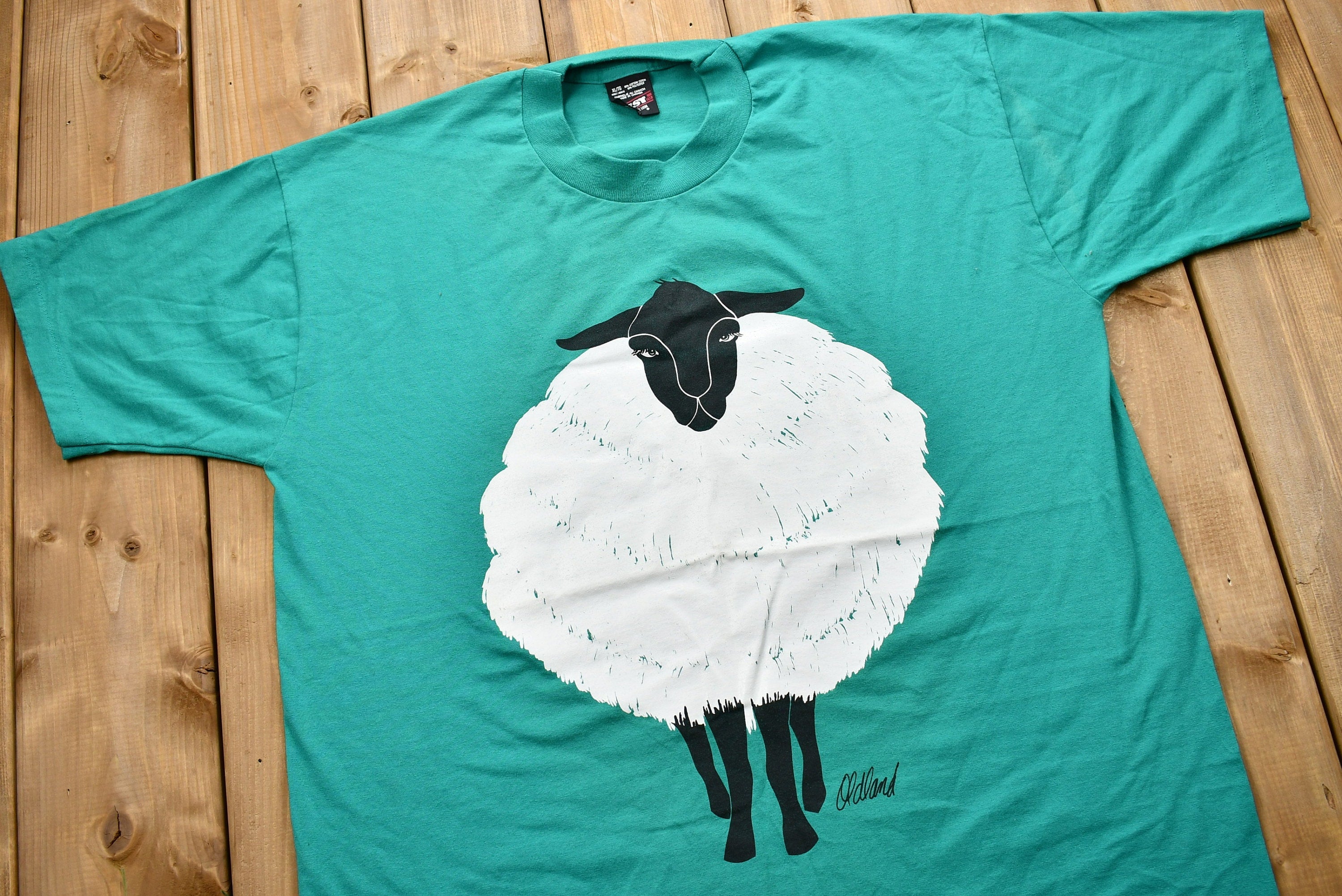 Vintage 1990s Big Sheep Graphic T-Shirt