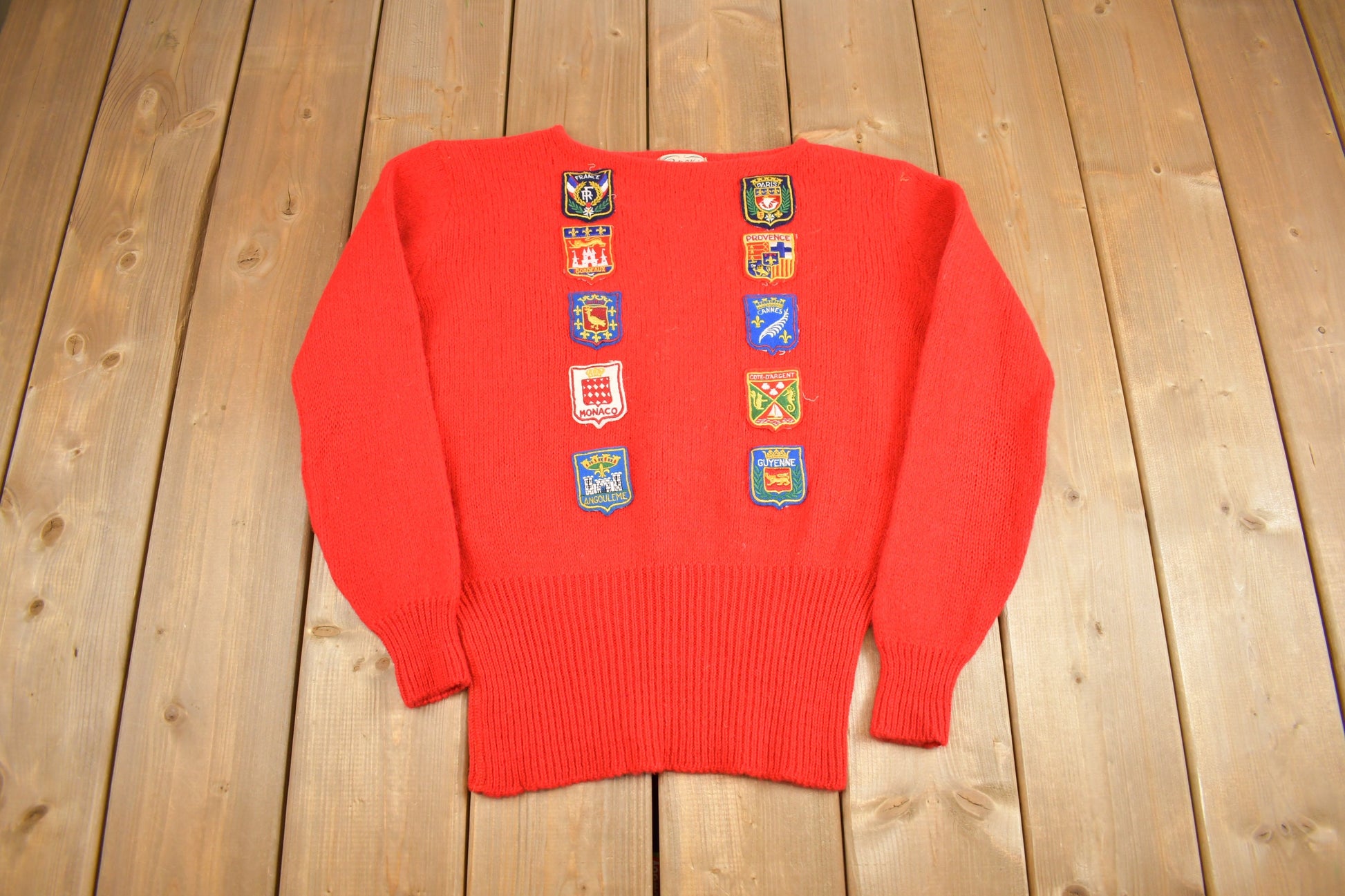 Vintage 1950s Original Olympic Knit Sweater