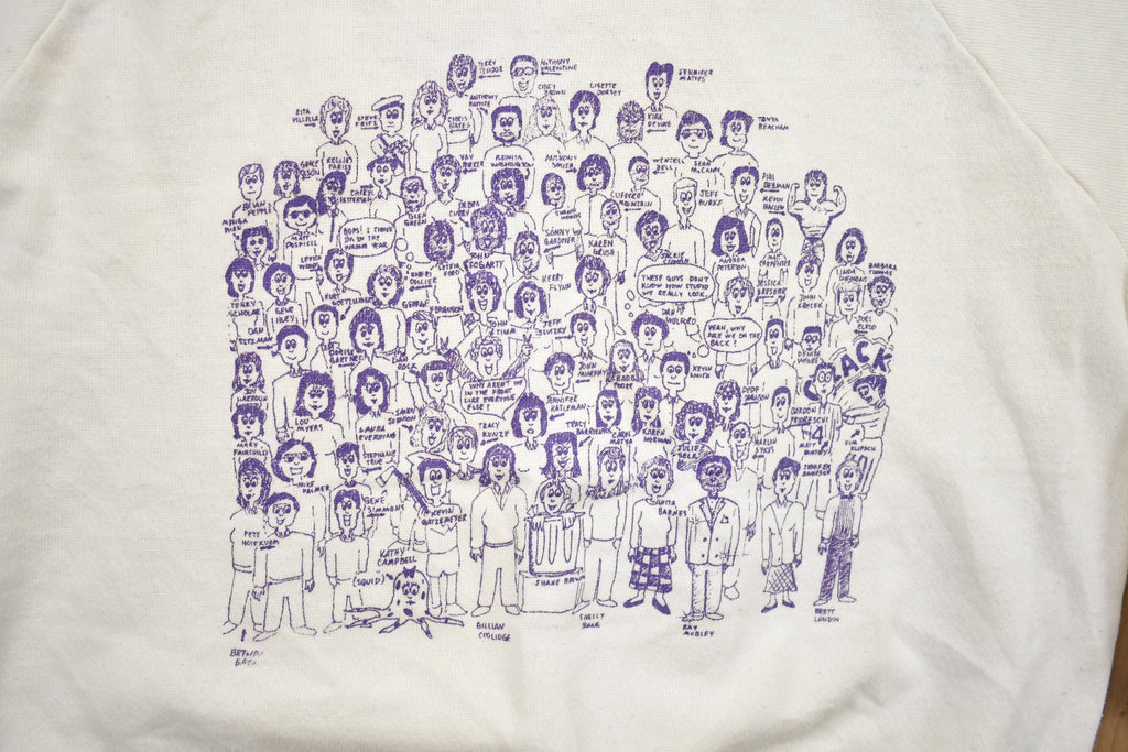 Vintage 1980s Central High Eagles Crewneck Sweatshirt
